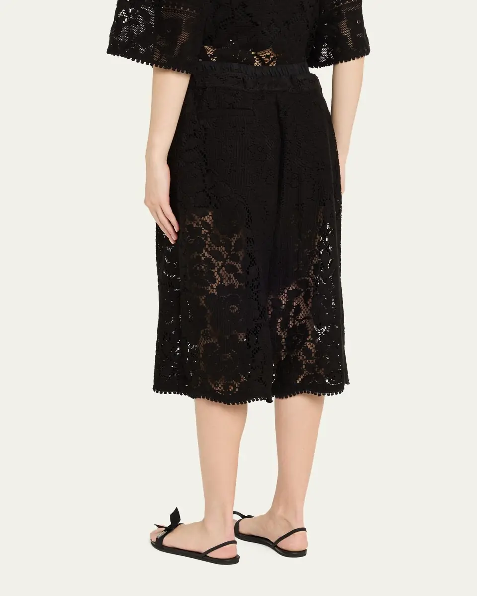 Sea Arianna Floral Lace Culottes | Thumbnail 3 Sea Arianna Floral Lace Culottes | Thumbnail 3