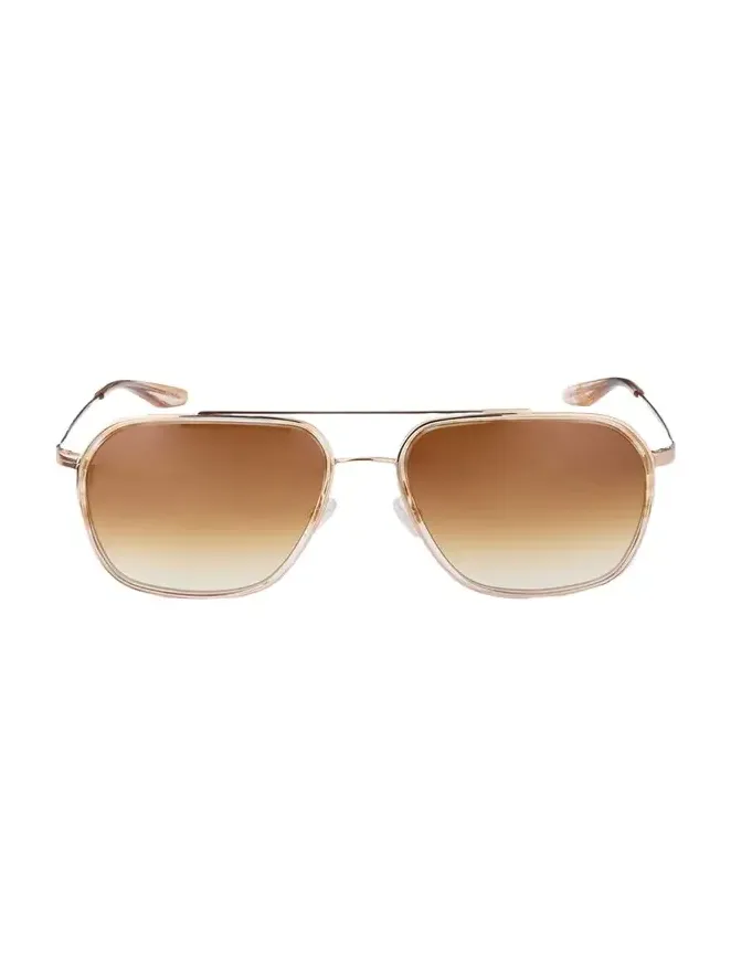 Rizzo 58mm Aviator Titanium Sunglasses
