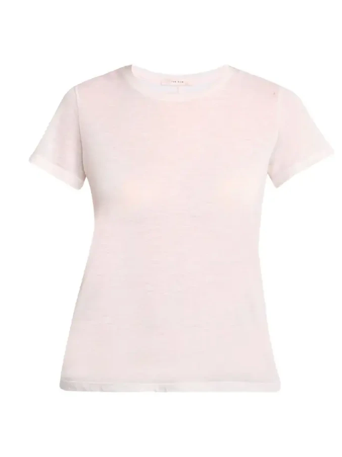 Wesler Heathered Cashmere Short-Sleeve T-Shirt Wesler Heathered Cashmere Short-Sleeve T-Shirt