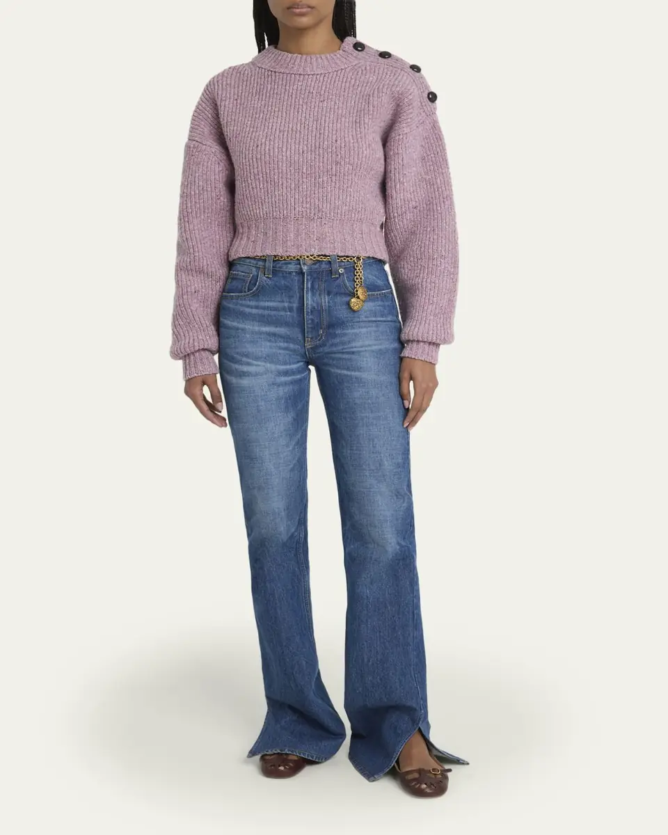 Chloé Wool Crewneck Sweater | Thumbnail 2 Chloé Wool Crewneck Sweater | Thumbnail 2