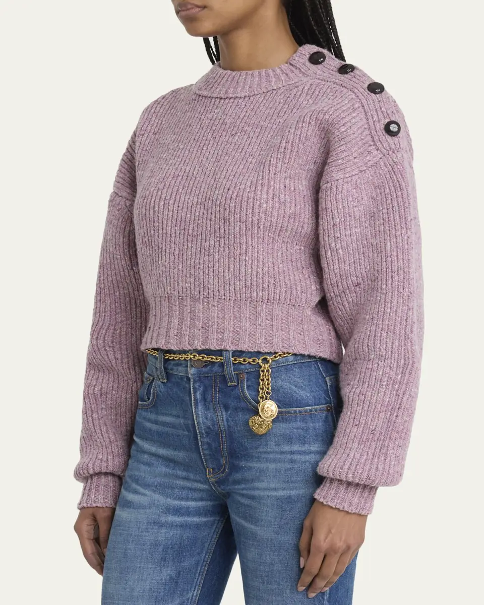 Chloé Wool Crewneck Sweater | Thumbnail 4 Chloé Wool Crewneck Sweater | Thumbnail 4