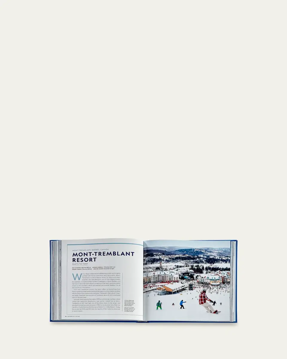 Graphic Image "100 Slopes of a Lifetime: The World's Ultimate Ski and Snowboard Destinations" Leather-Bound Book by Gordy Megroz | Thumbnail 3 Graphic Image "100 Slopes of a Lifetime: The World's Ultimate Ski and Snowboard Destinations" Leather-Bound Book by Gordy Megroz | Thumbnail 3