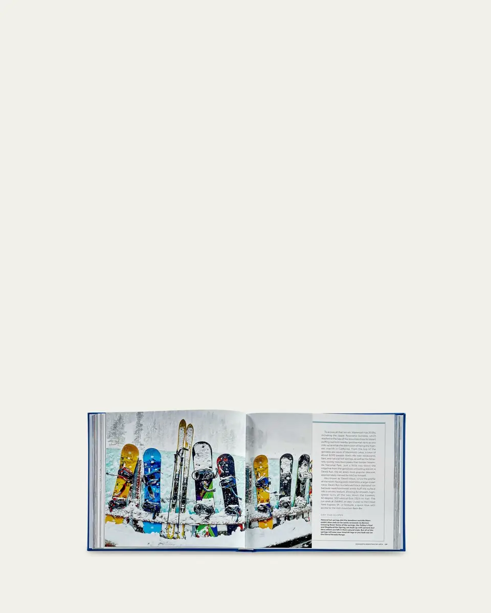 Graphic Image "100 Slopes of a Lifetime: The World's Ultimate Ski and Snowboard Destinations" Leather-Bound Book by Gordy Megroz | Thumbnail 4 Graphic Image "100 Slopes of a Lifetime: The World's Ultimate Ski and Snowboard Destinations" Leather-Bound Book by Gordy Megroz | Thumbnail 4
