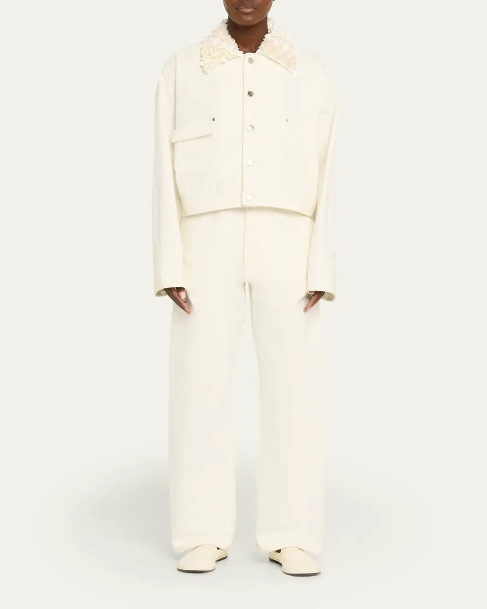Plan C Belted Straight-Leg Denim Trousers | Thumbnail 2 Plan C Belted Straight-Leg Denim Trousers | Thumbnail 2