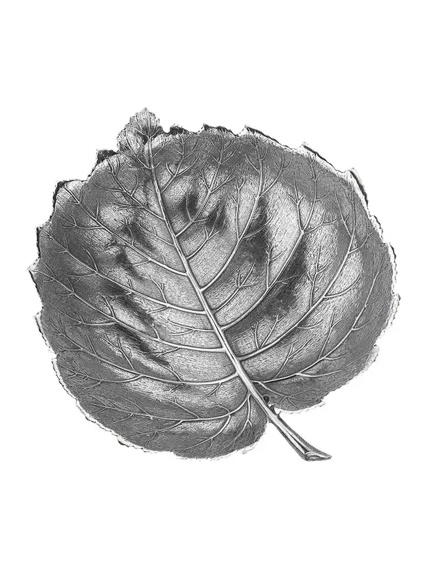 Small Hazelnut Leaf Decorative Accent Small Hazelnut Leaf Decorative Accent