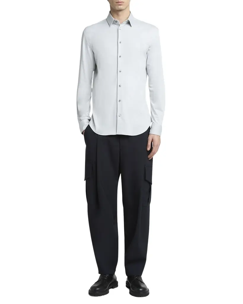 Men's Cotton Stretch Jersey Dress Shirt Men's Cotton Stretch Jersey Dress Shirt