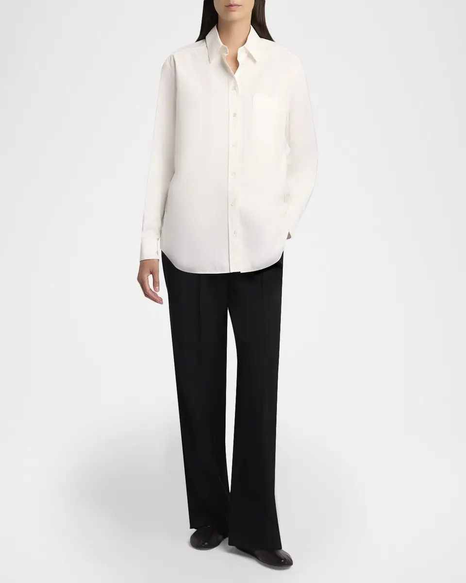 The Row Gavina Cotton Poplin Button-Down Shirt | Thumbnail 6