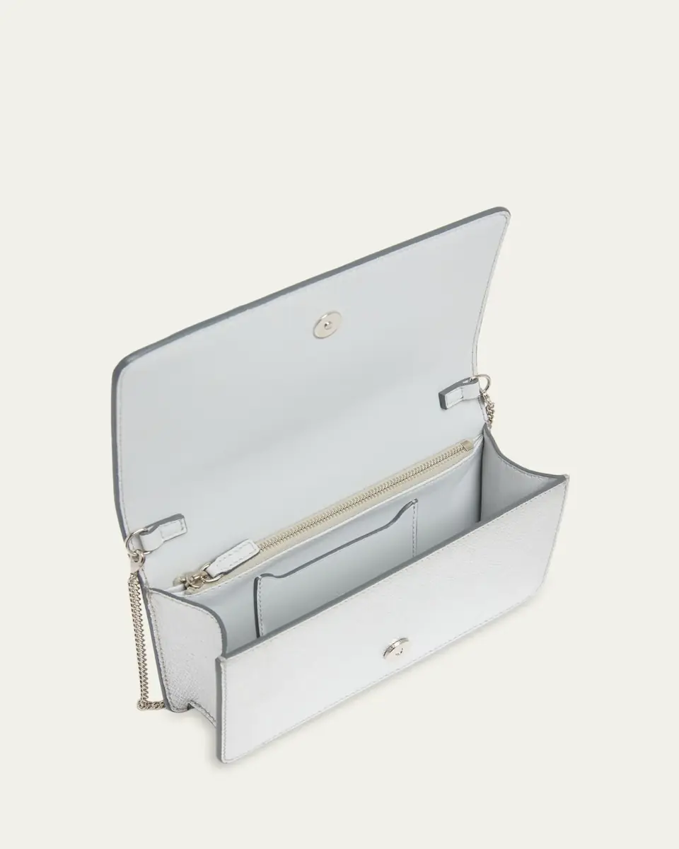 Valentino Garavani Mini Metallic Leather Crossbody Bag | Thumbnail 4