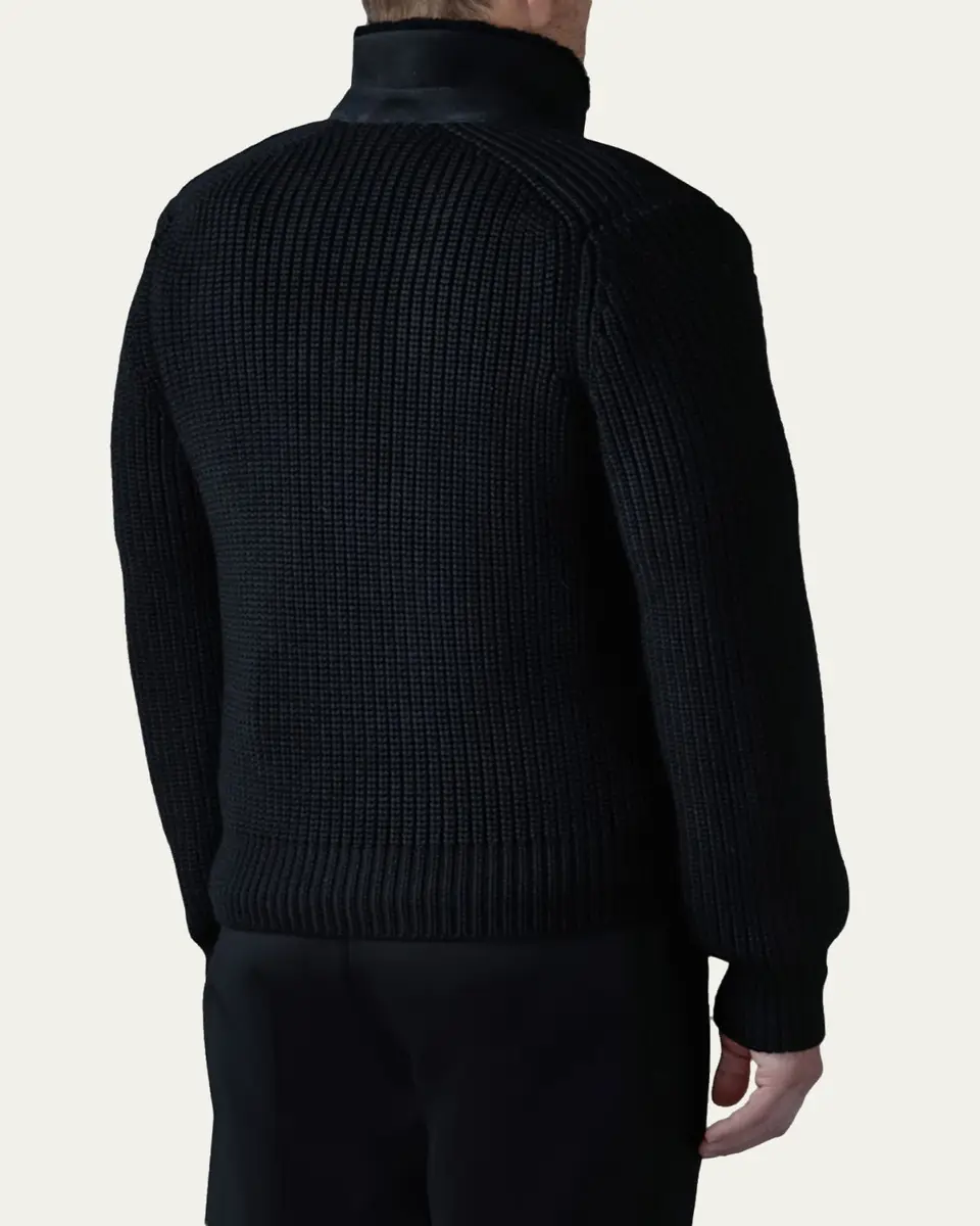 Mackage Men's Jonathan Mixed-Media Shearling Jacket | Thumbnail 3