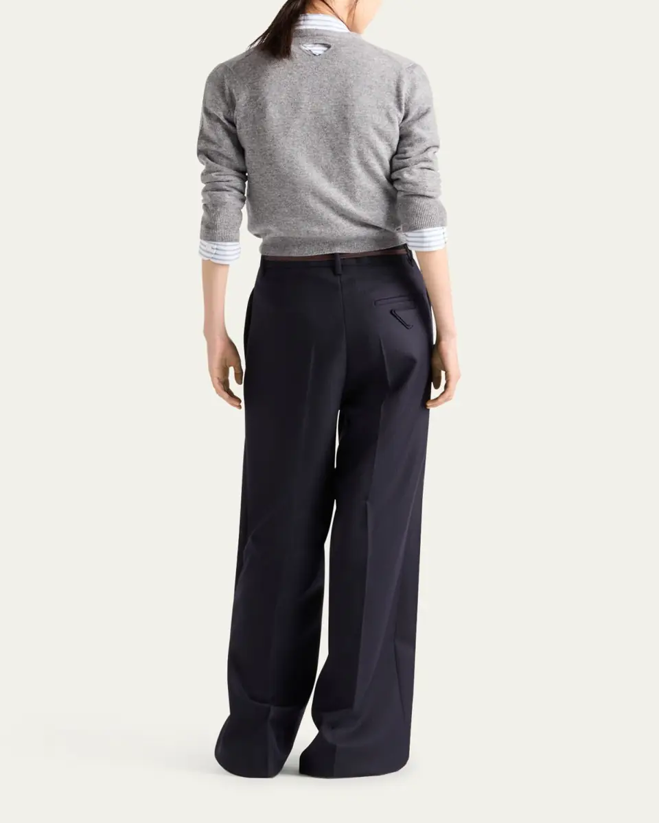 Prada Cashmere V-Neck Cardigan | Thumbnail 3