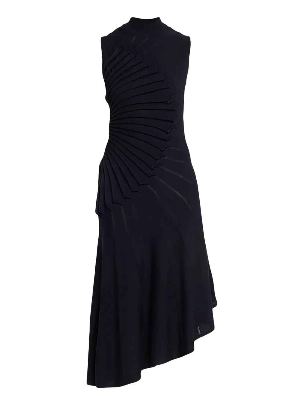 Mock-Neck Sculpting Wool Dress Mock-Neck Sculpting Wool Dress