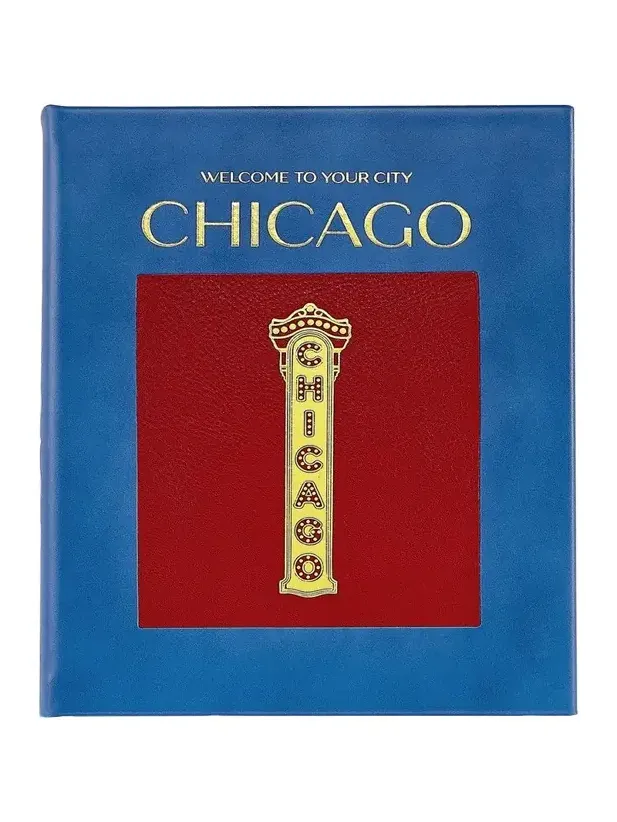 Graphic Image "Trope Chicago" Leather-Bound Book by Sam Landers & Tom Maday