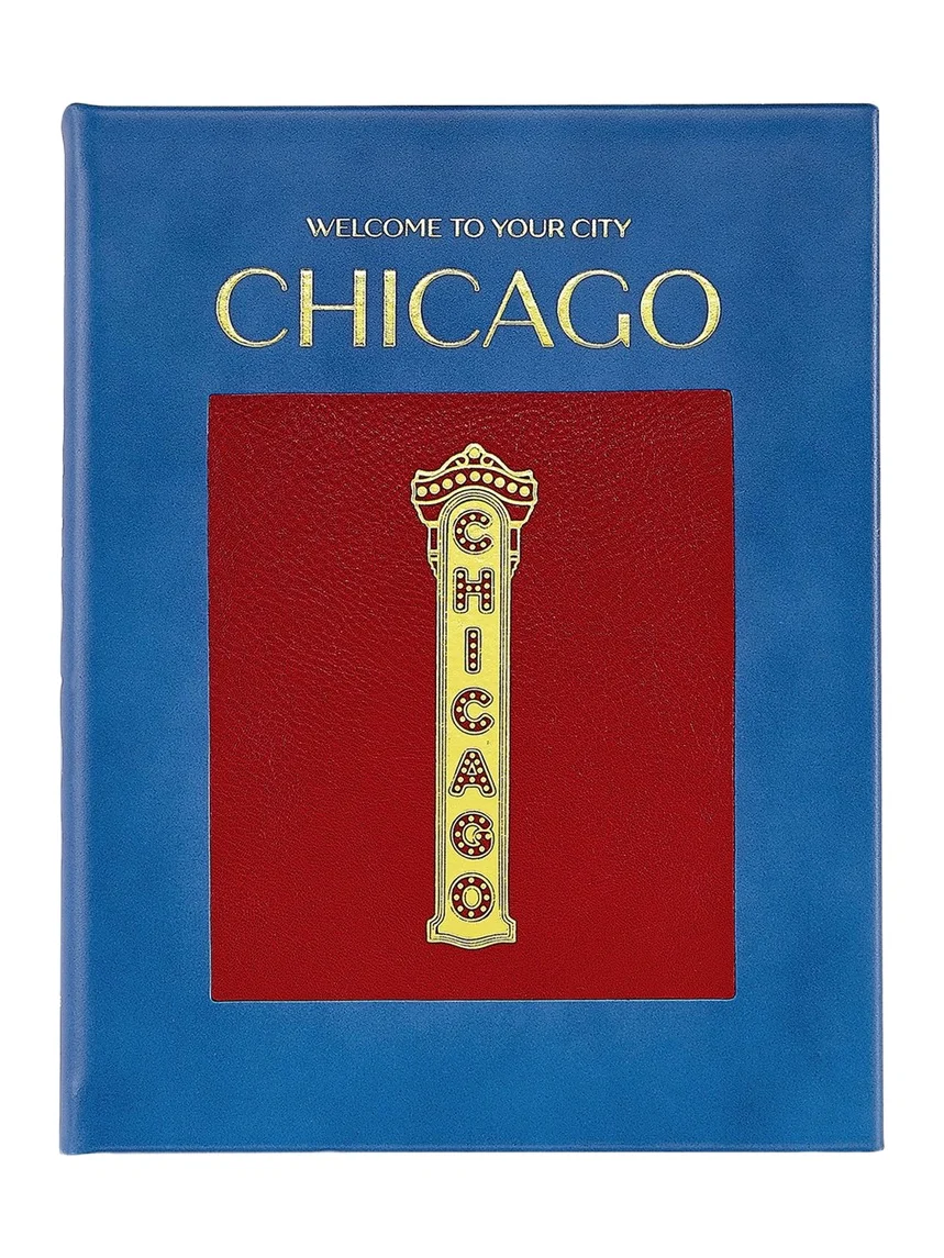 Graphic Image "Trope Chicago" Leather-Bound Book by Sam Landers & Tom Maday