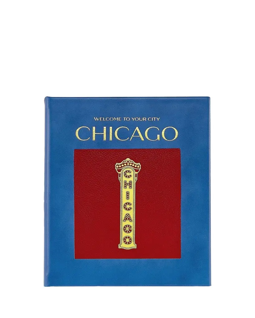 Graphic Image "Trope Chicago" Leather-Bound Book by Sam Landers & Tom Maday
