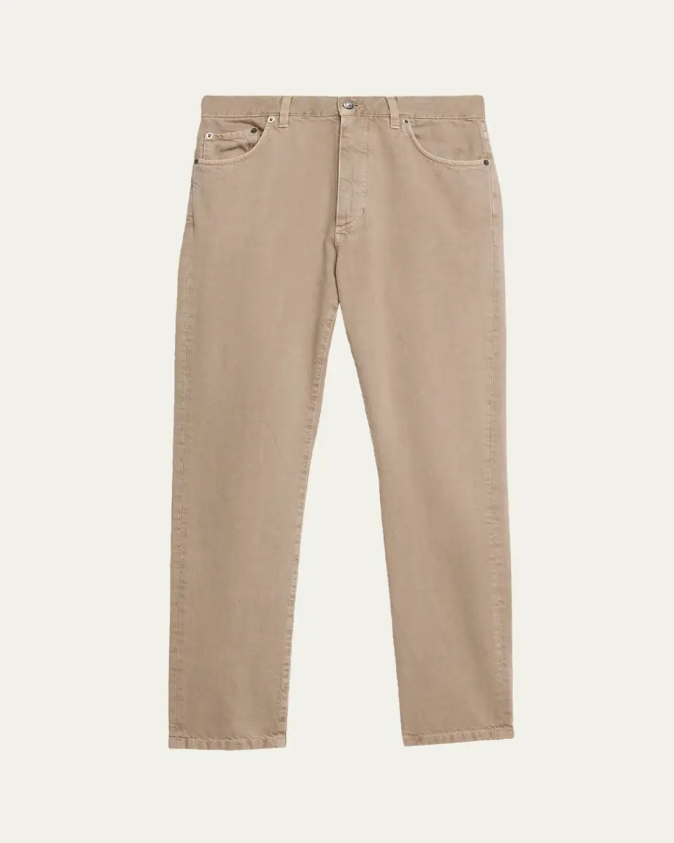 Zegna Men's Marble-Effect Slim Five-Pocket Pants | Thumbnail 6 Zegna Men's Marble-Effect Slim Five-Pocket Pants | Thumbnail 6
