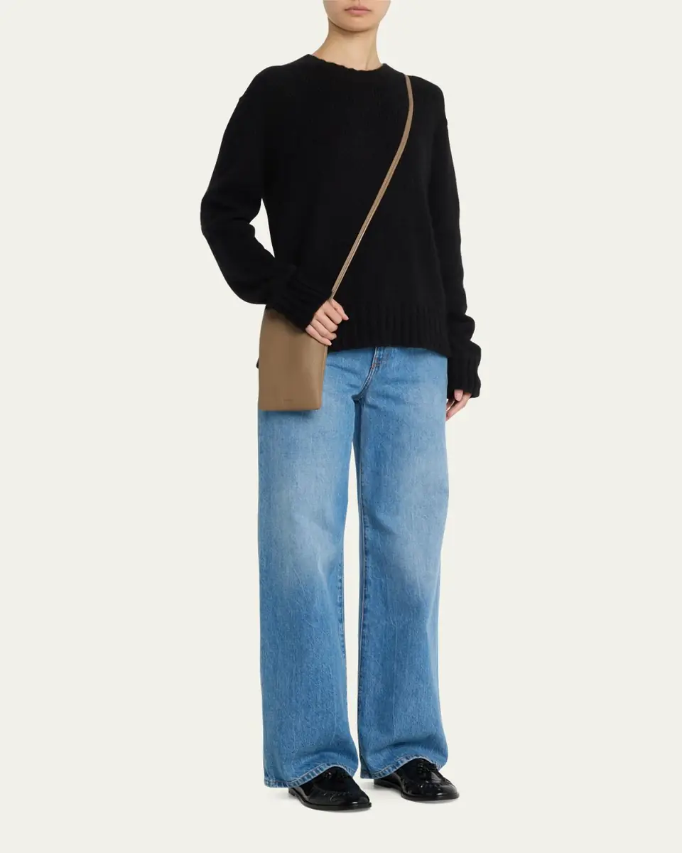 THE ROW Bourse Phone Case in Grain Leather | Thumbnail 14