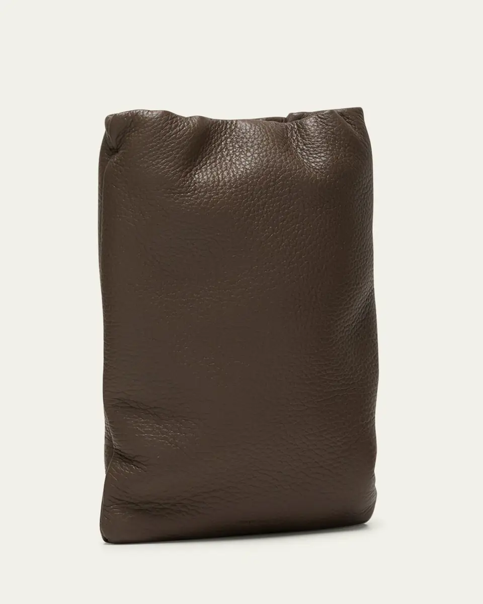 THE ROW Bourse Phone Case in Grain Leather | Thumbnail 4