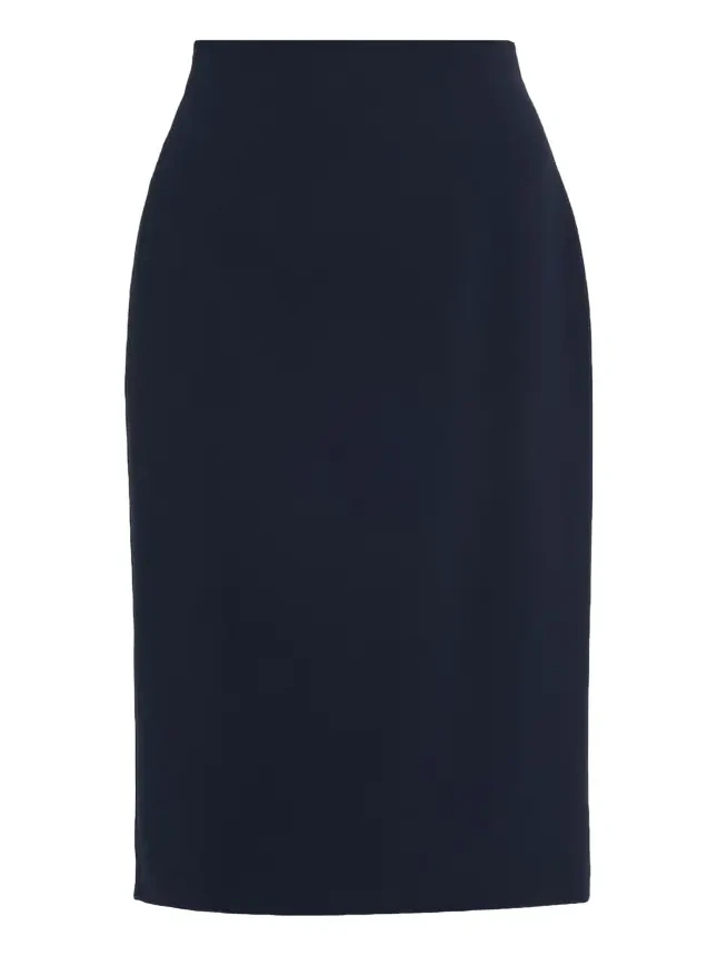 Finesse Crepe Midi Pencil Skirt