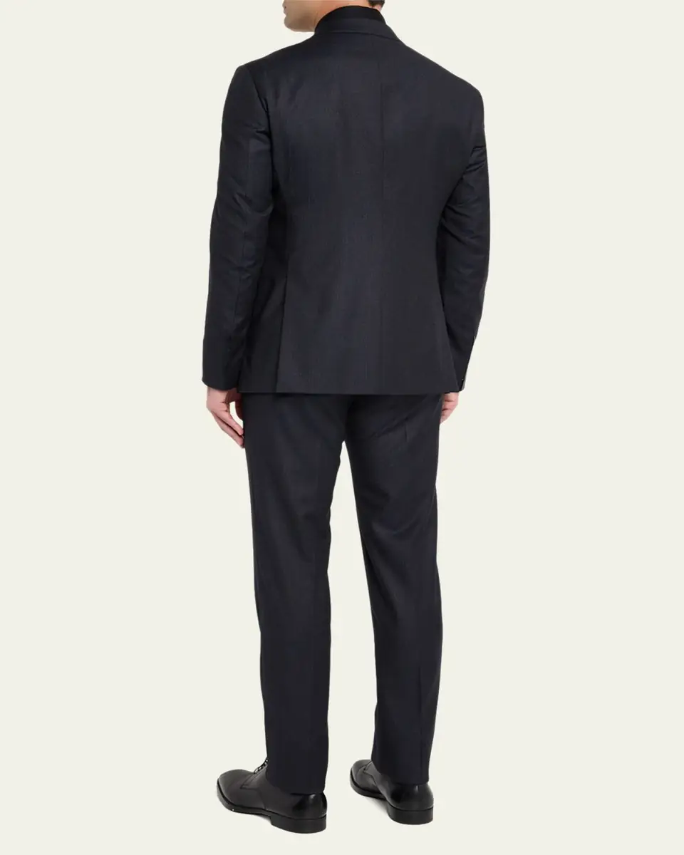 Giorgio Armani Men's Tonal Micro Pinstripe Two-Piece Suit | Thumbnail 3 Giorgio Armani Men's Tonal Micro Pinstripe Two-Piece Suit | Thumbnail 3