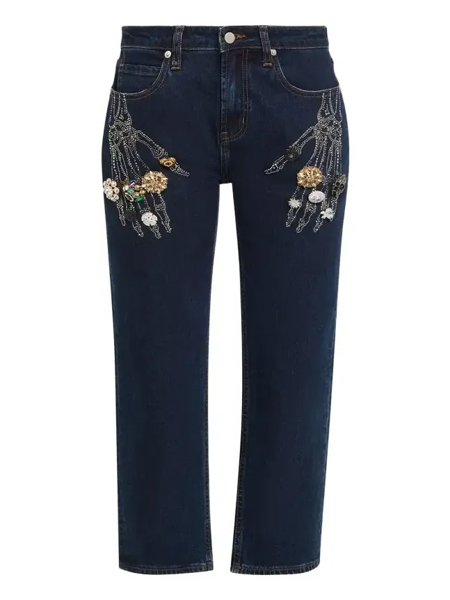 Buried Treasure Straight-Leg Ankle Boyfriend Jeans Buried Treasure Straight-Leg Ankle Boyfriend Jeans