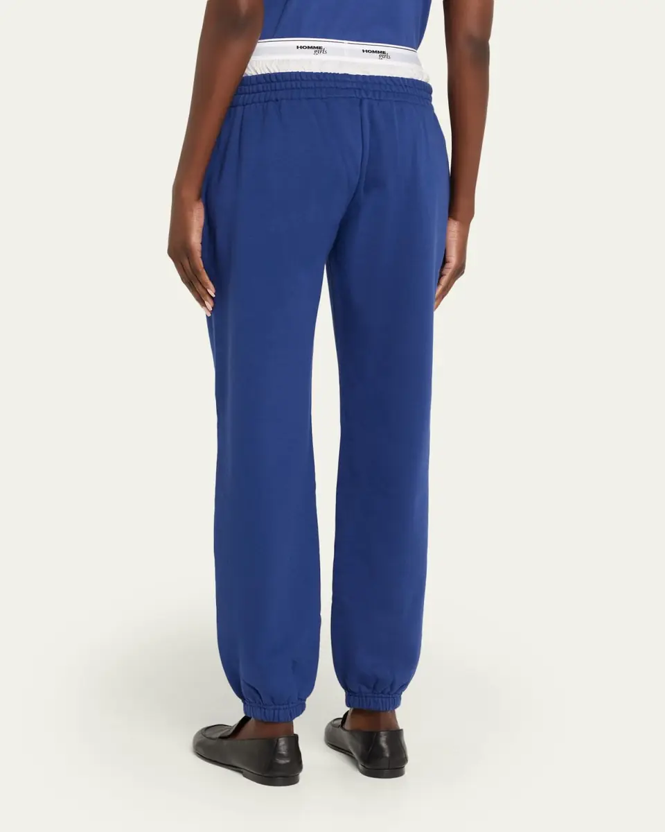Hommegirls x Fruit Of The Loom Peekaboo Boxer Straight-Leg Ankle Sweatpants | Thumbnail 8 Hommegirls x Fruit Of The Loom Peekaboo Boxer Straight-Leg Ankle Sweatpants | Thumbnail 8