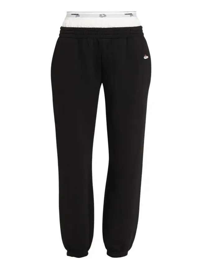 x Fruit Of The Loom Peekaboo Boxer Straight-Leg Ankle Sweatpants x Fruit Of The Loom Peekaboo Boxer Straight-Leg Ankle Sweatpants