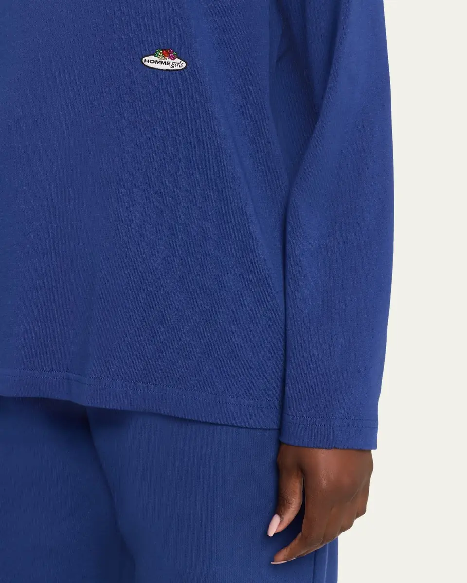 Hommegirls x Fruit Of The Loom Long-Sleeve Polo Shirt | Thumbnail 5 Hommegirls x Fruit Of The Loom Long-Sleeve Polo Shirt | Thumbnail 5
