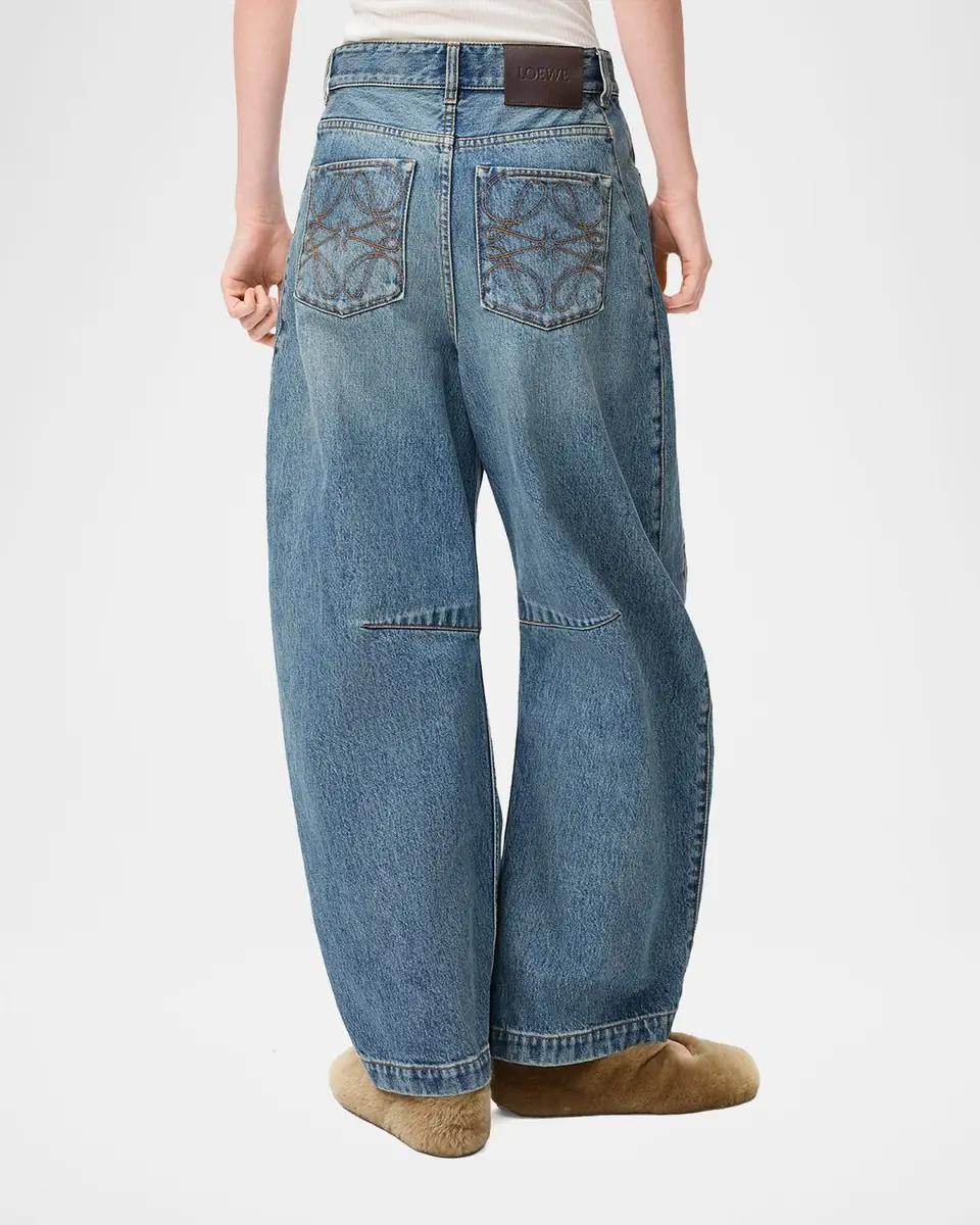 Loewe Mid-Rise Barrel-Leg Jeans | Thumbnail 5 Loewe Mid-Rise Barrel-Leg Jeans | Thumbnail 5