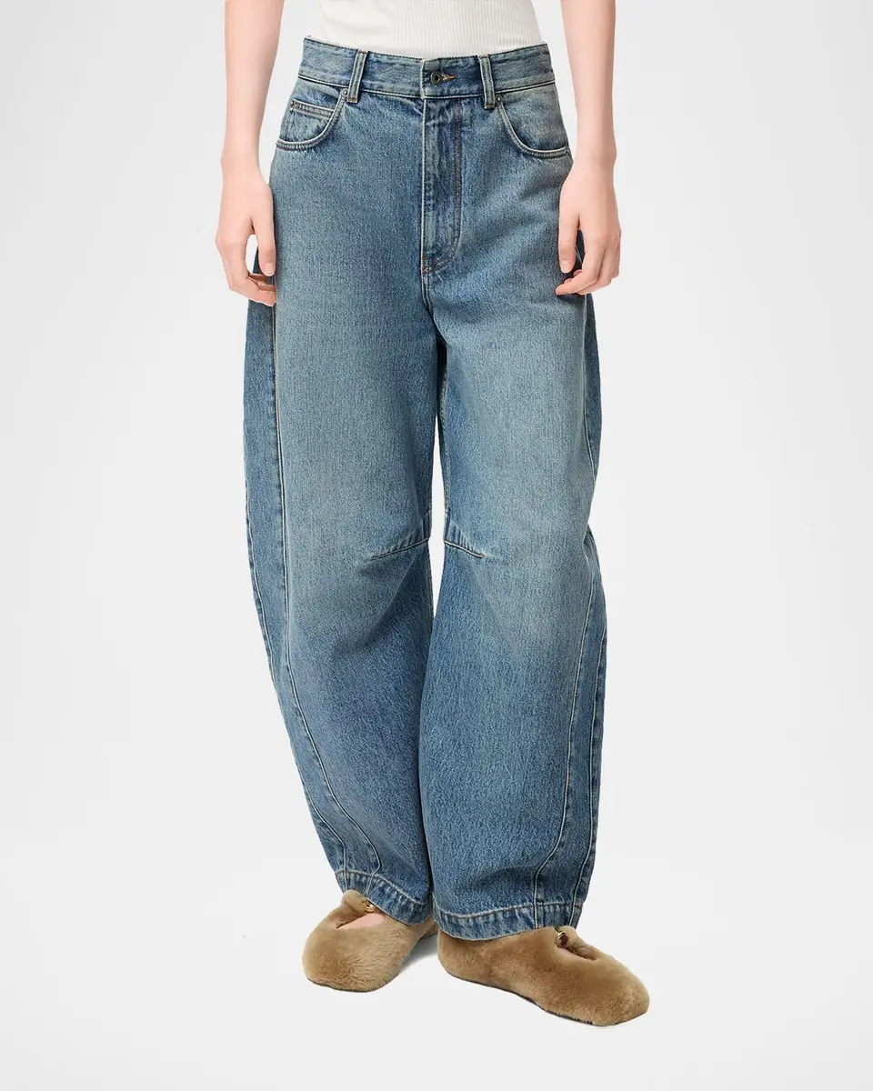 Loewe Mid-Rise Barrel-Leg Jeans | Thumbnail 6 Loewe Mid-Rise Barrel-Leg Jeans | Thumbnail 6