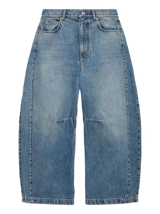 Mid-Rise Barrel-Leg Jeans Mid-Rise Barrel-Leg Jeans