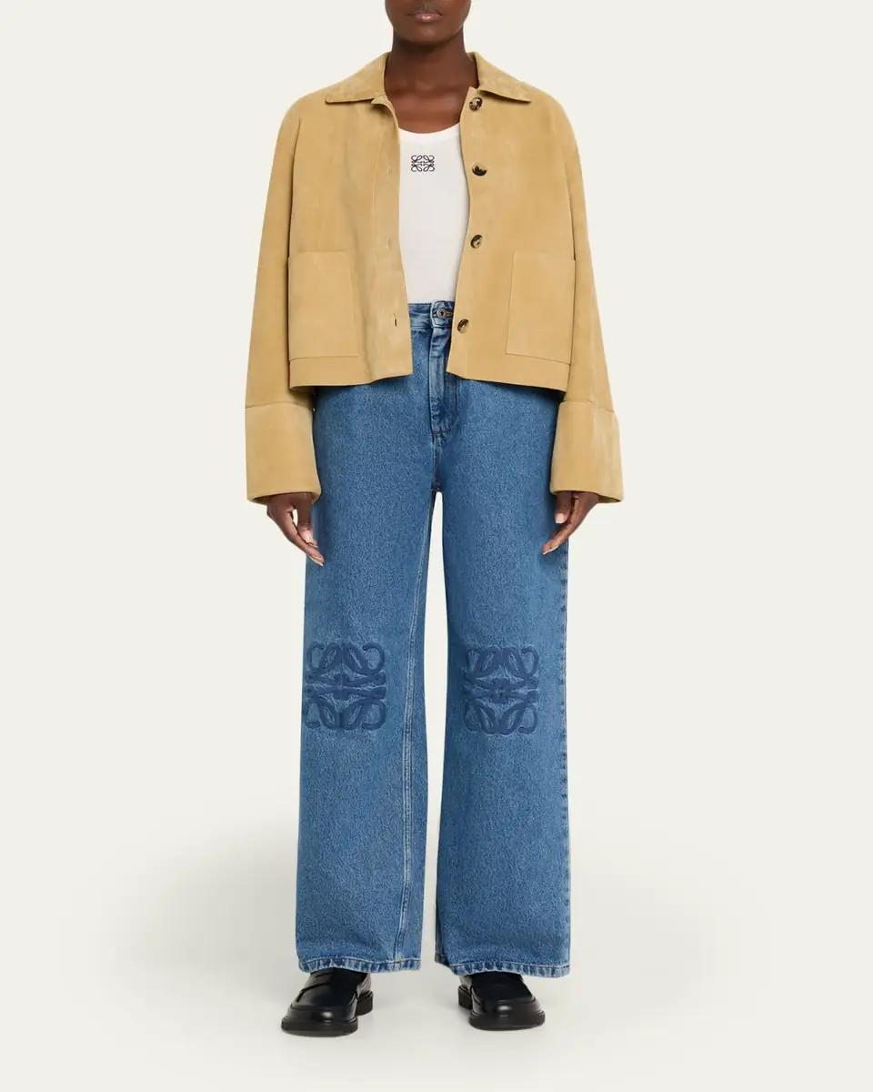 Loewe Anagram Baggy Wide-Leg Jeans | Thumbnail 2