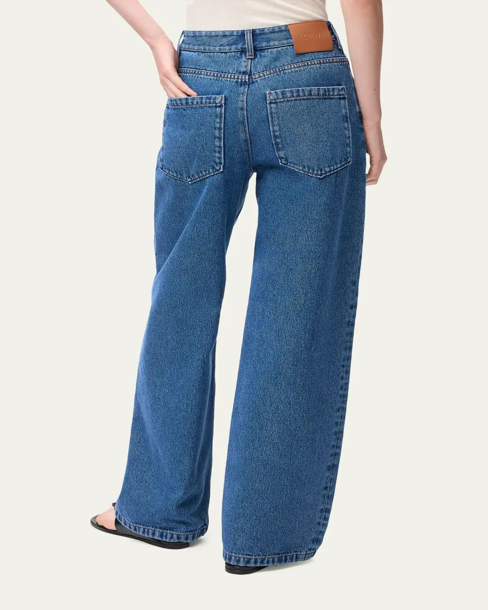 Loewe Anagram Baggy Wide-Leg Jeans | Thumbnail 3