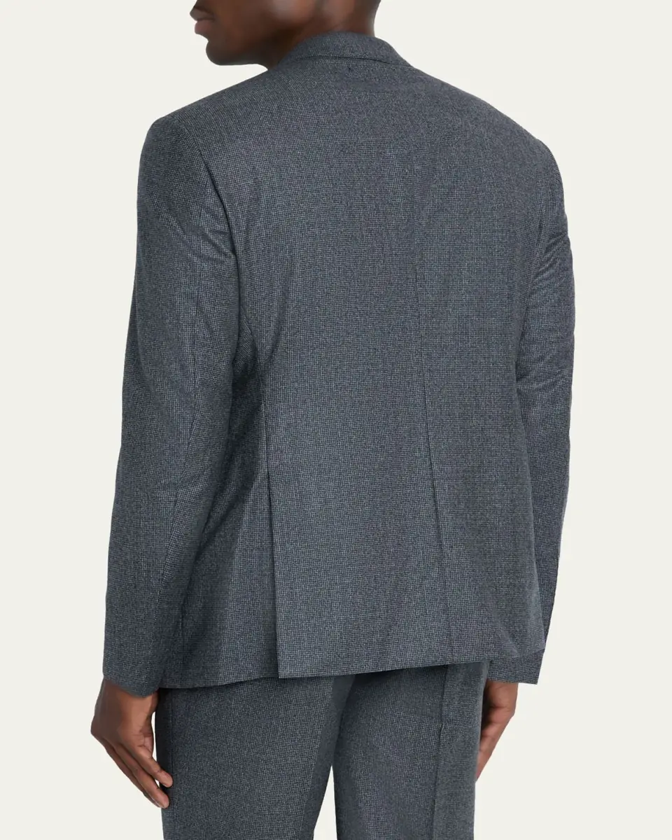Giorgio Armani Men's Wool Micro-Houndstooth Two-Piece Suit | Thumbnail 5