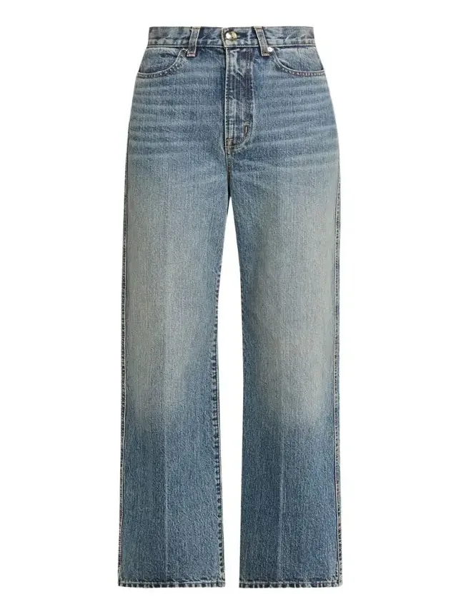 RÙADH The Quinn Acid-Washed Straight-Leg Jeans