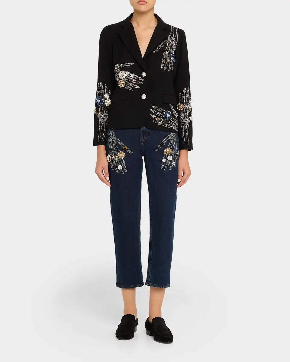 Libertine Buried Treasure Embellished Single-Breasted Short Blazer | Thumbnail 6 Libertine Buried Treasure Embellished Single-Breasted Short Blazer | Thumbnail 6