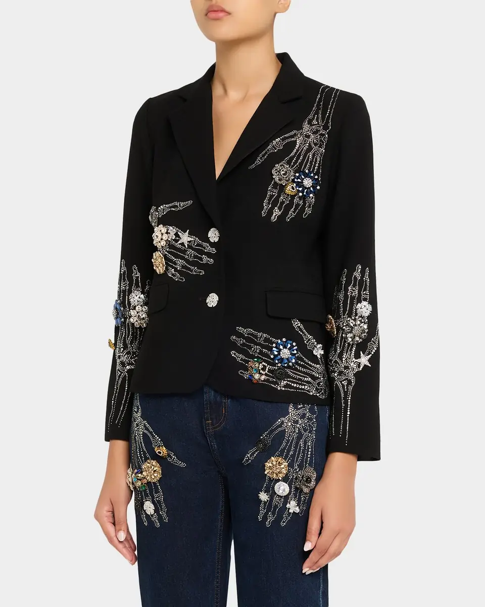 Libertine Buried Treasure Embellished Single-Breasted Short Blazer | Thumbnail 8 Libertine Buried Treasure Embellished Single-Breasted Short Blazer | Thumbnail 8