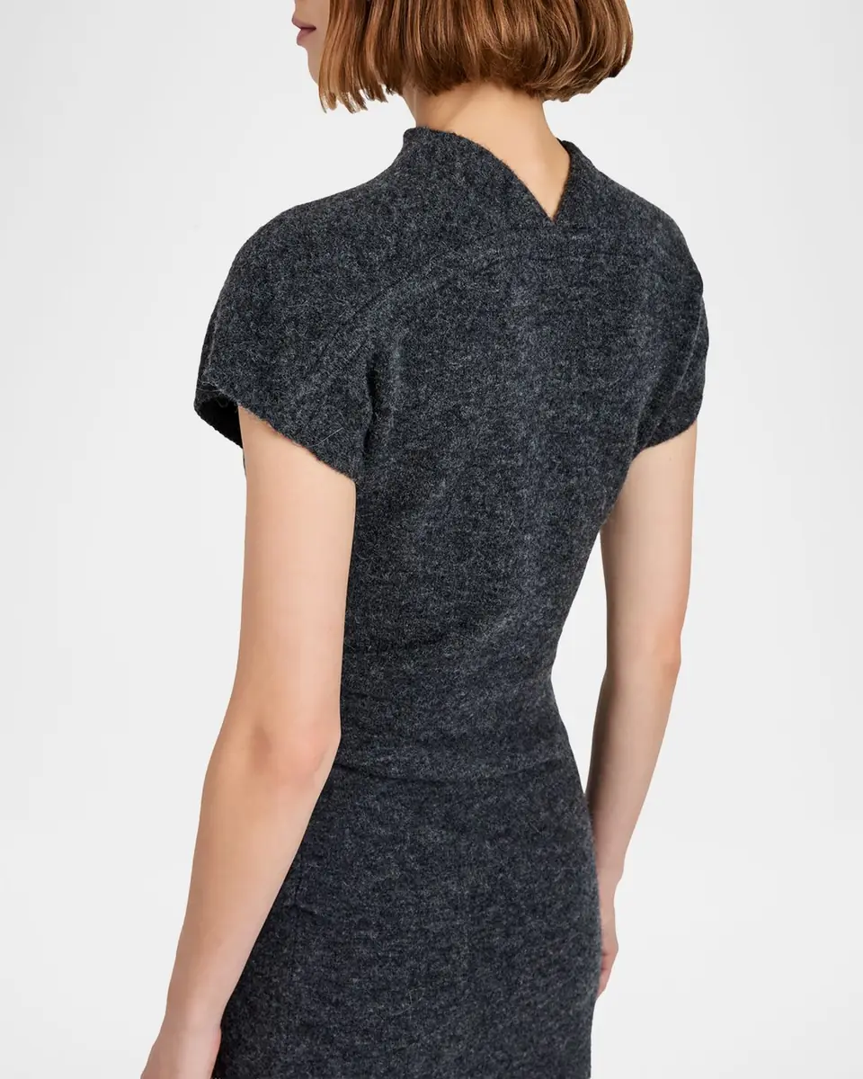 Proenza Schouler Abie Boiled Wool Maxi Dress | Thumbnail 15 Proenza Schouler Abie Boiled Wool Maxi Dress | Thumbnail 15