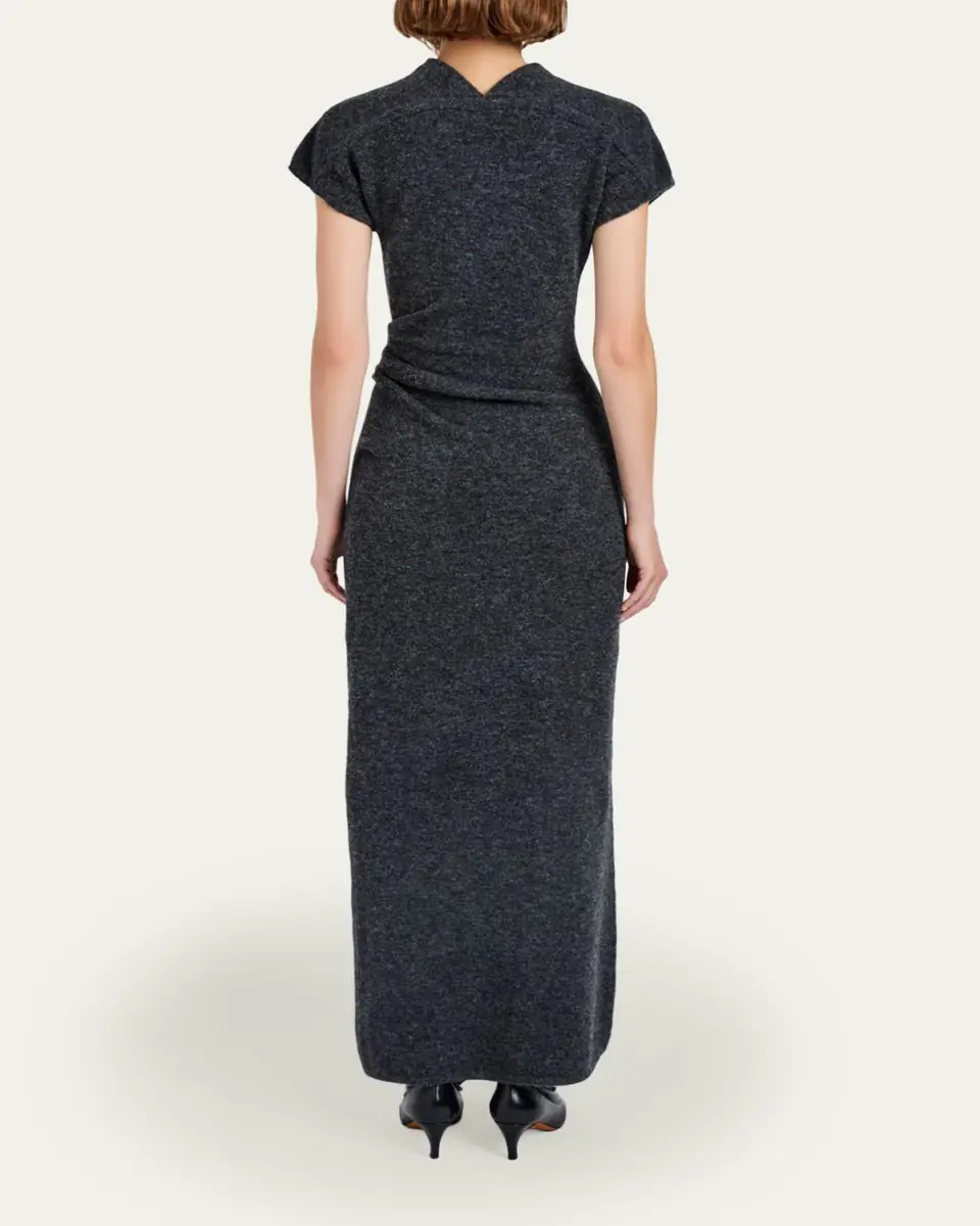 Proenza Schouler Abie Boiled Wool Maxi Dress | Thumbnail 3 Proenza Schouler Abie Boiled Wool Maxi Dress | Thumbnail 3