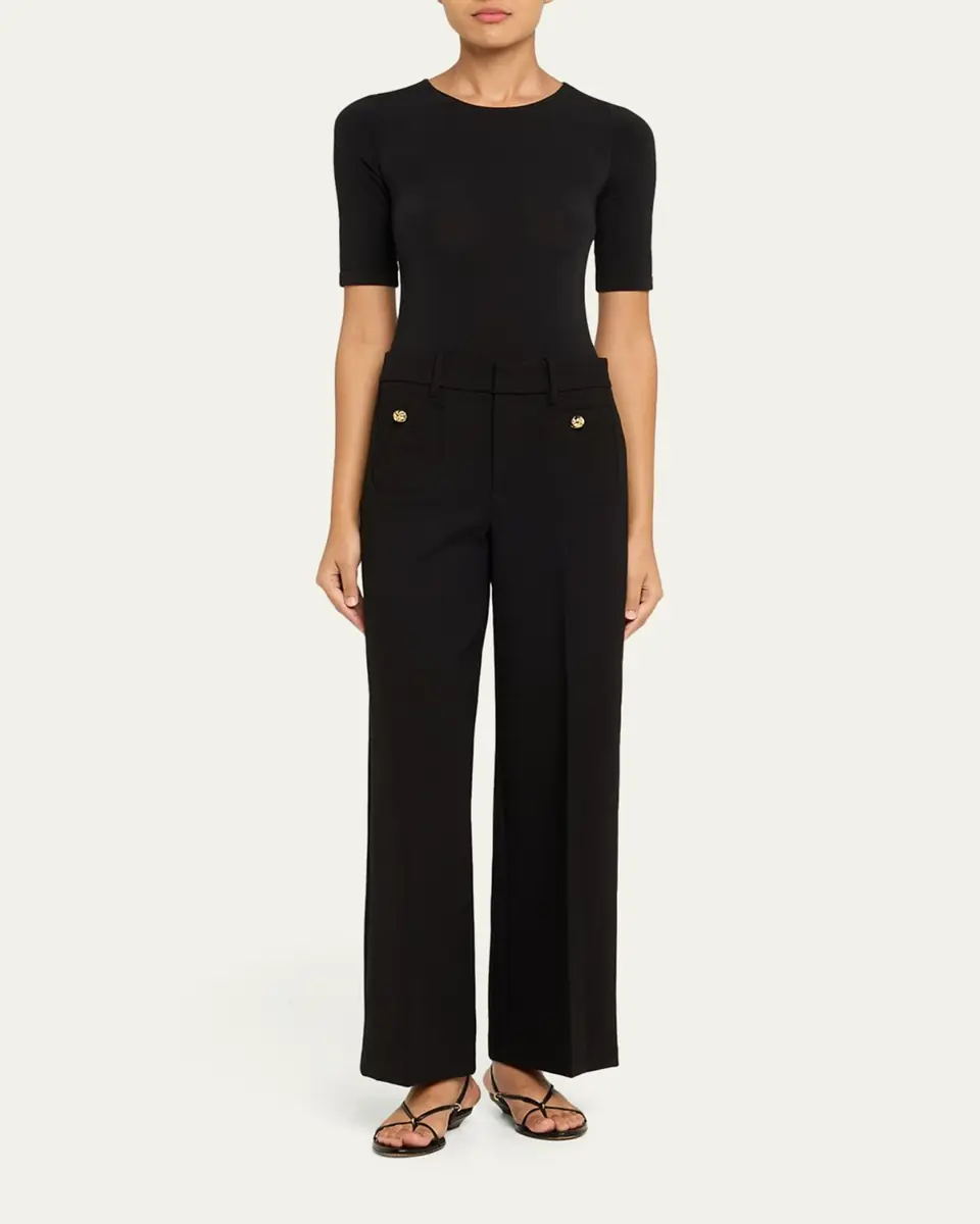 Frame Le Slim Palazzo Trousers | Thumbnail 2