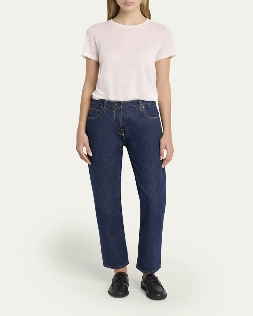 THE ROW Riaco Straight-Leg Ankle Jeans | Thumbnail 2
