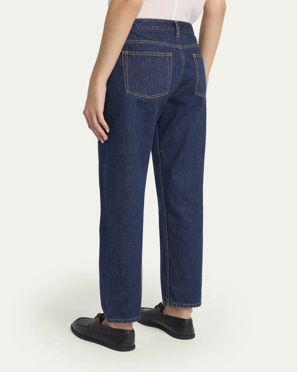 THE ROW Riaco Straight-Leg Ankle Jeans | Thumbnail 3