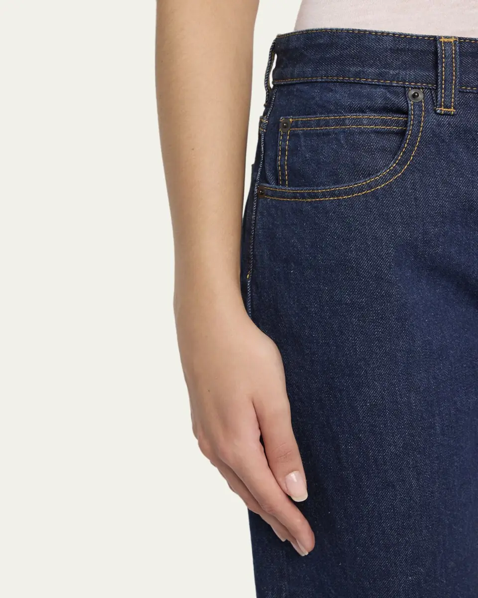 THE ROW Riaco Straight-Leg Ankle Jeans | Thumbnail 5