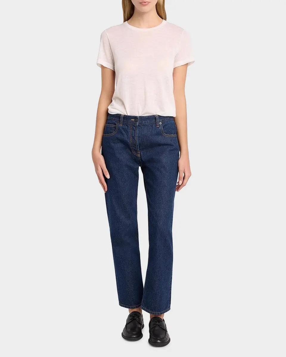 THE ROW Riaco Straight-Leg Ankle Jeans | Thumbnail 6
