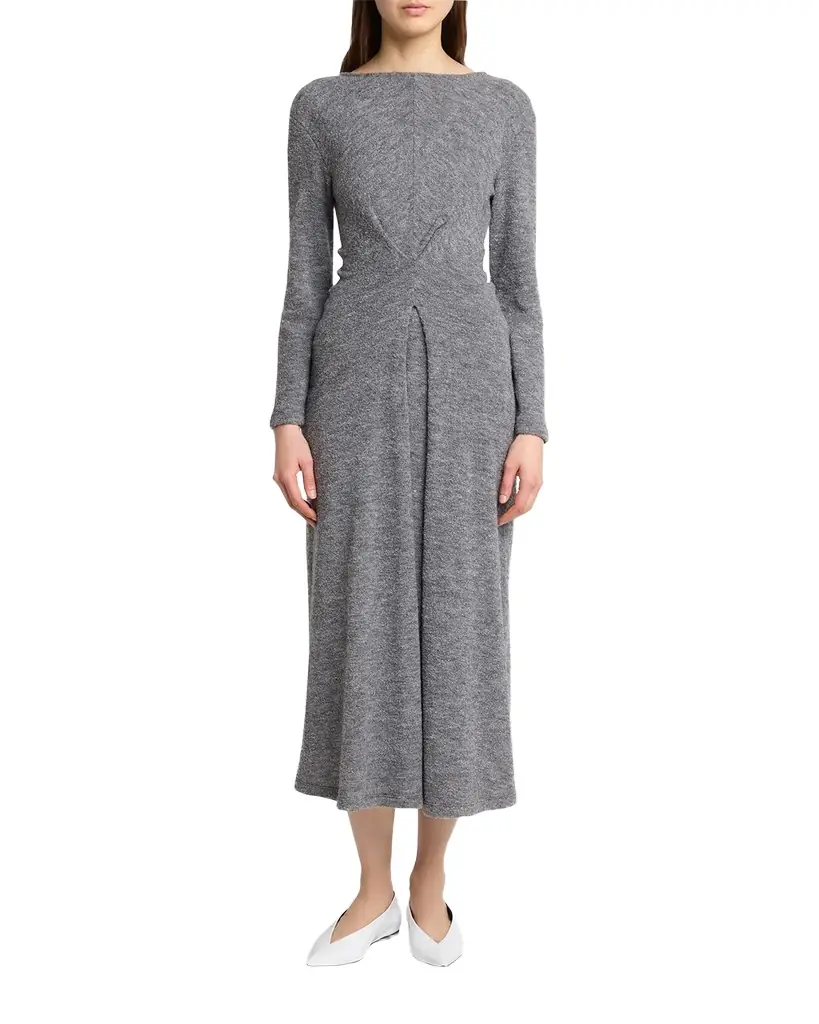 Proenza Schouler White Label Sai Wool Jersey Long-Sleeve Dress | Image 1 Proenza Schouler White Label Sai Wool Jersey Long-Sleeve Dress | Image 1