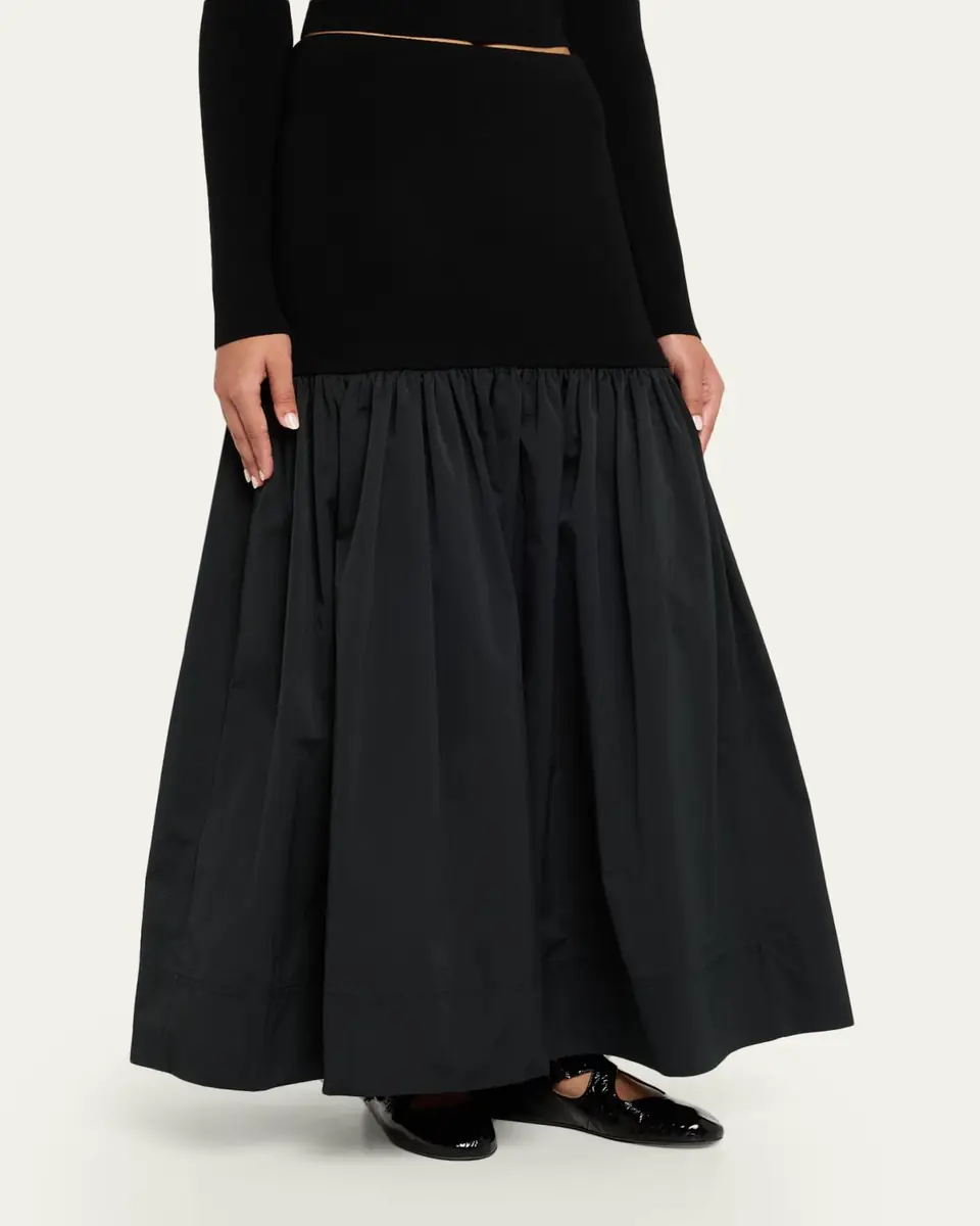 A.L.C. Cami Merino Combo Maxi Skirt | Thumbnail 4 A.L.C. Cami Merino Combo Maxi Skirt | Thumbnail 4