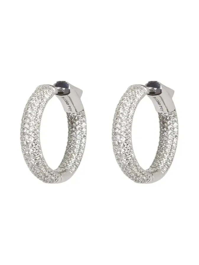 Mini Tire Hoop Earrings