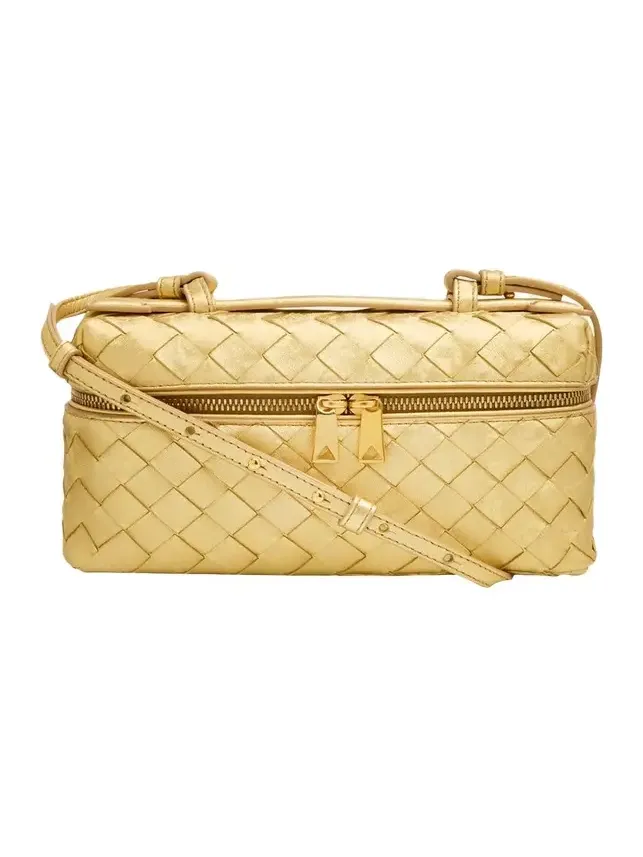 Bang Bang Laminated Leather Vanity Crossbody Bag