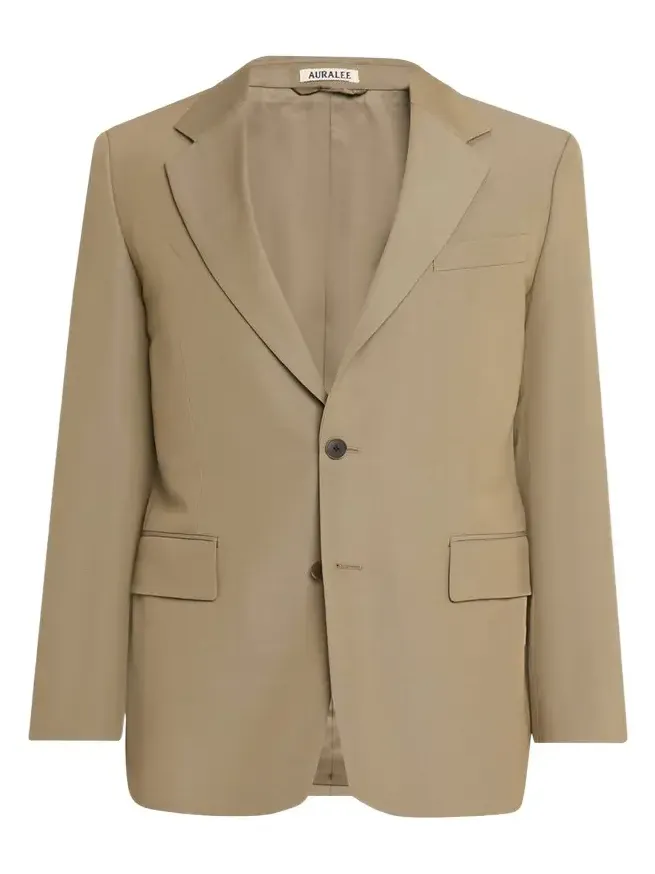 Auralee Men's Single-Breasted Wool Blazer