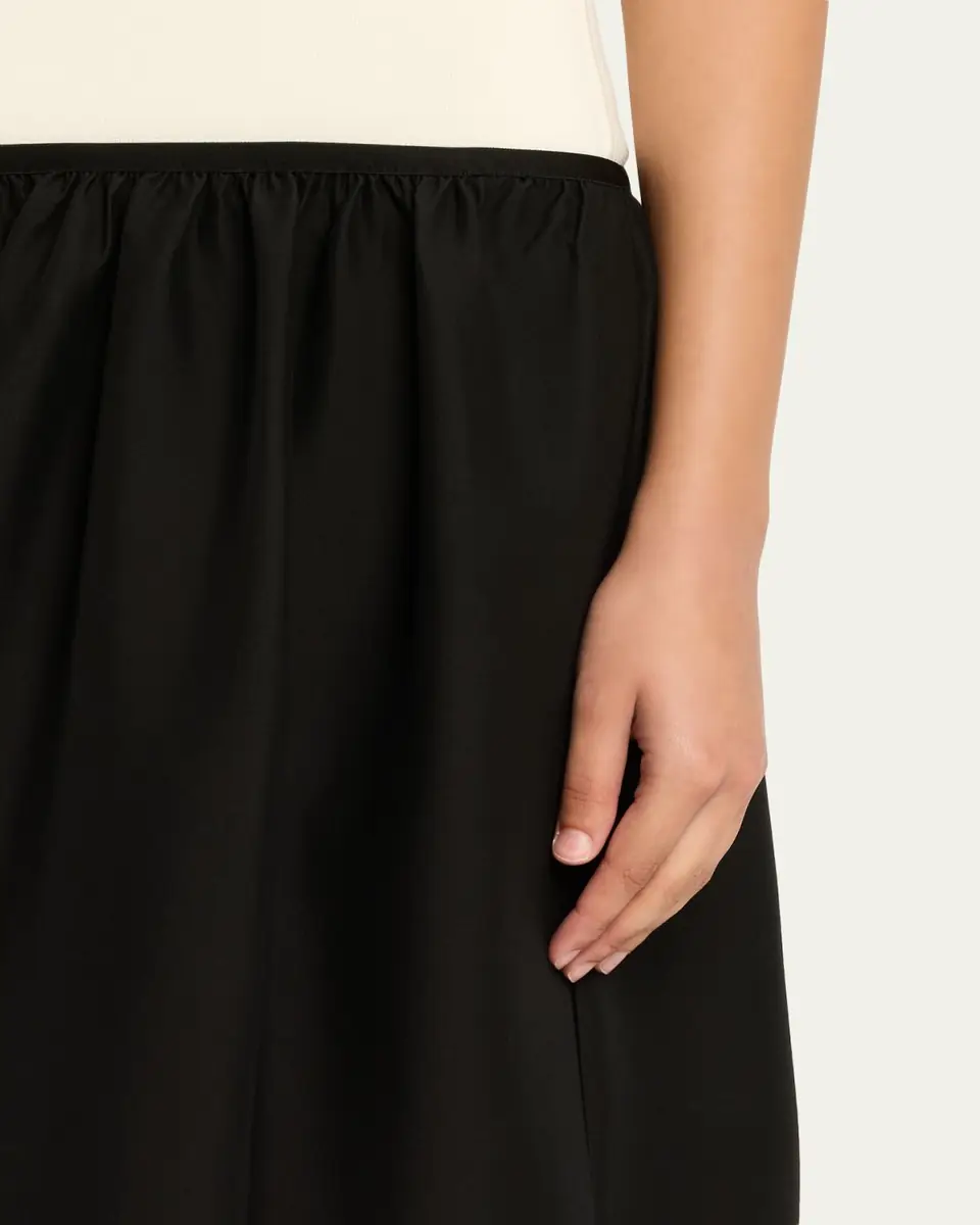 TOTEME Twinflower Drop-Waist Midi Dress | Thumbnail 5 TOTEME Twinflower Drop-Waist Midi Dress | Thumbnail 5