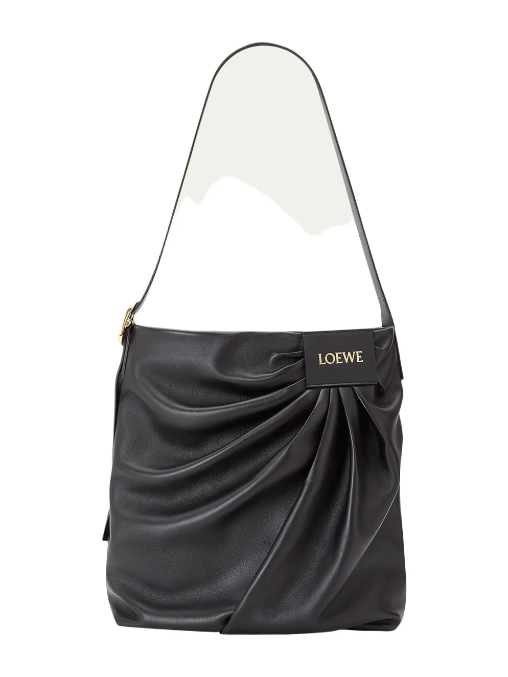 Pleated Tote Bag in Leather Pleated Tote Bag in Leather